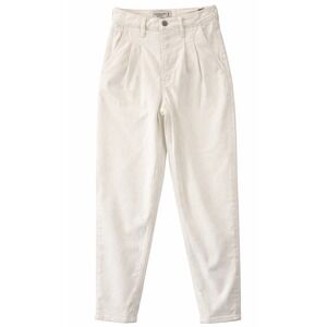 Abercrombie & Fitch High Rise Cream/Off-White Jeans